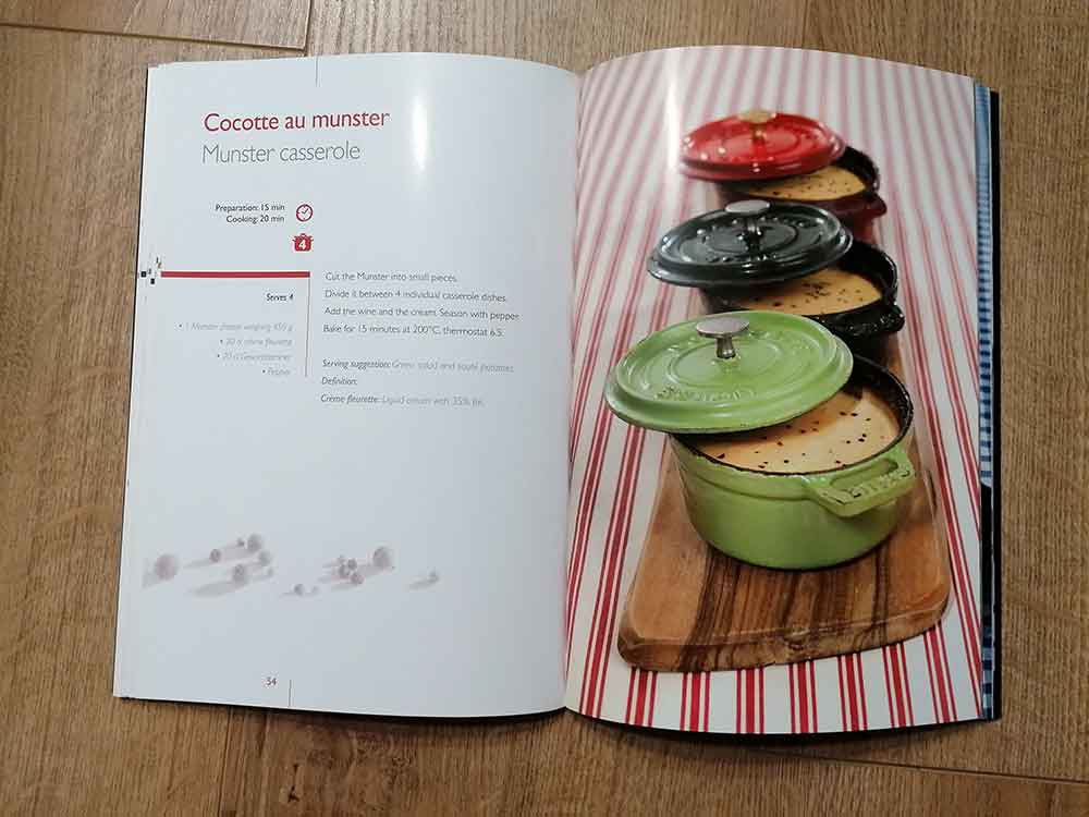 Pages of Savoury specialities from Alsace