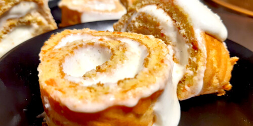 Carrot Cake Roll - Eat like an Italian