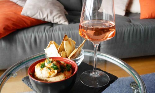 Hummus e Crackers Artigianali