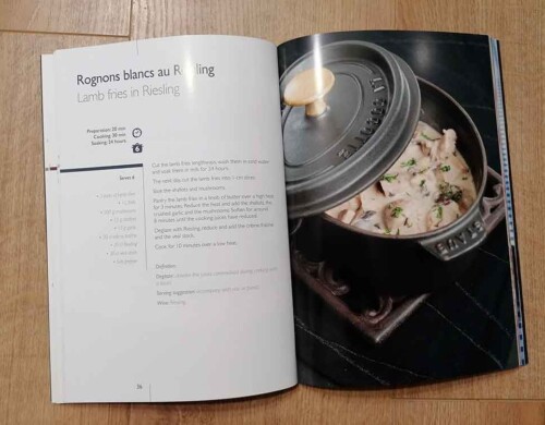 Pages of Savoury specialities from Alsace